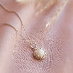 Breastmilk Circle Crown Necklace