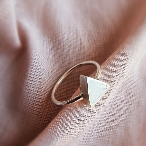 Strength Triangle Breastmilk Ring
