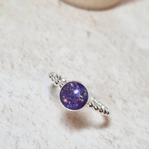 Beaded Ashes Ring