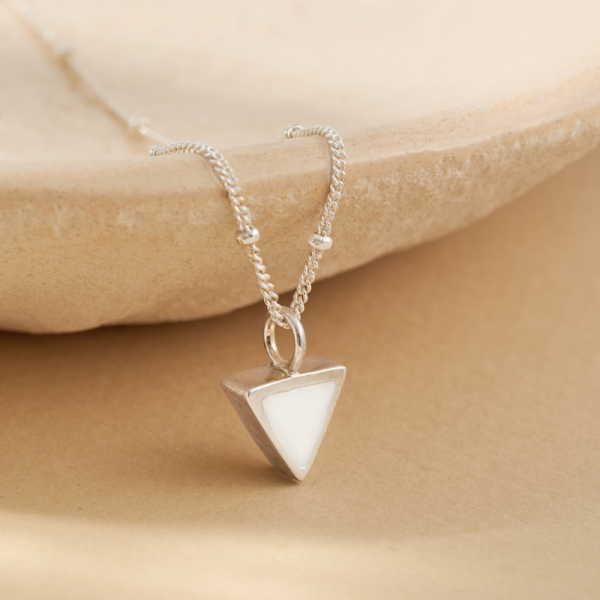 Strength Triangle Breastmilk Necklace