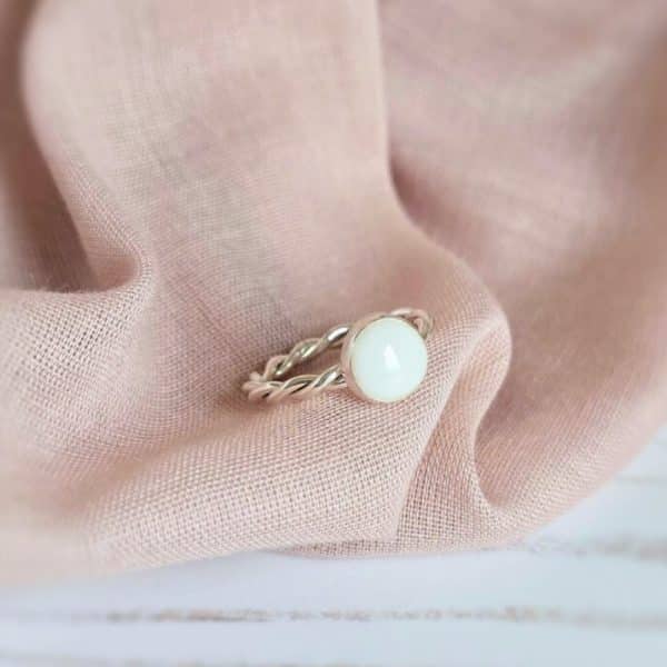 Silver Breastmilk Harmony Ring