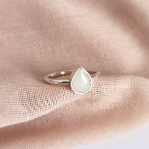 Isla - Teardrop Breastmilk Ring